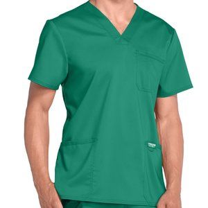 Cherokee Workwear Revolution Men's 3 Pocket V-Neck Scrub Top